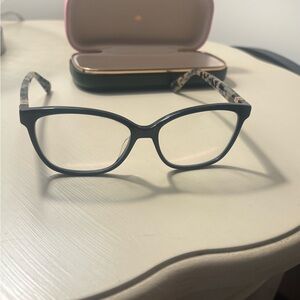Kate Spade Black and Tan Patterned Glasses